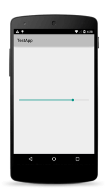 スライダーAndroid