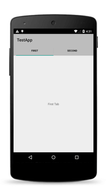 TabビューAndroid