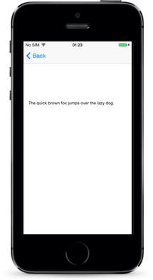 テキストビューiOS